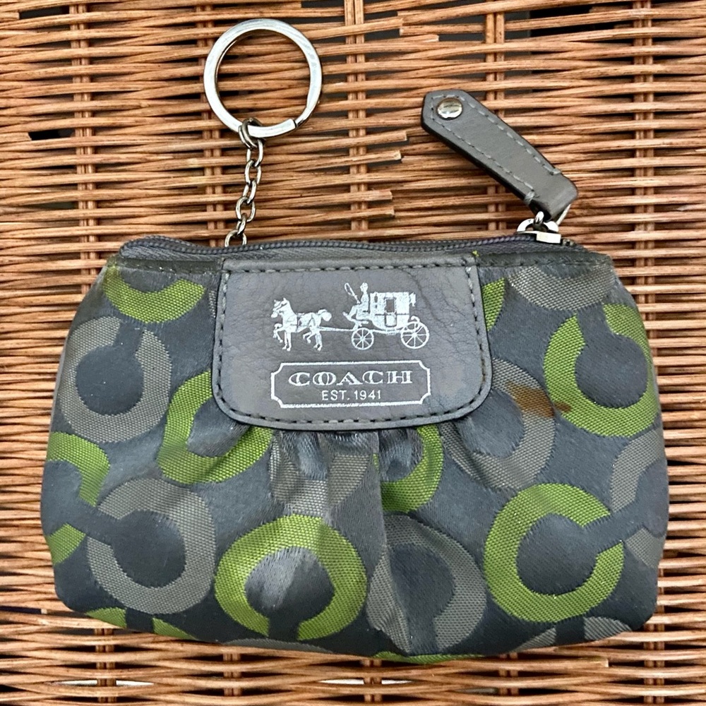 Coach credit card holder/coin purse